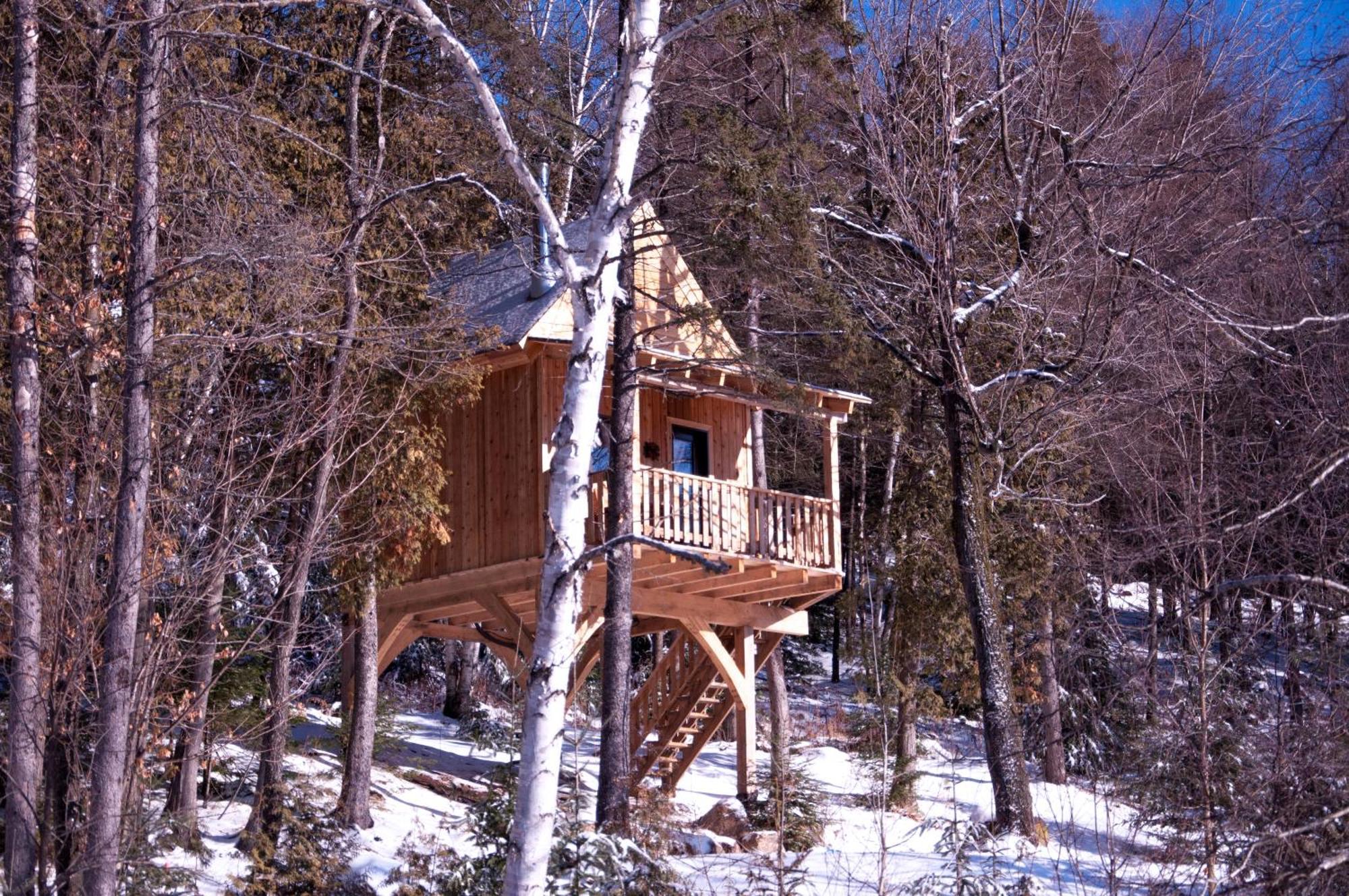 Les Cabanes Du Trappeur Wentworth-Nord 외부 사진