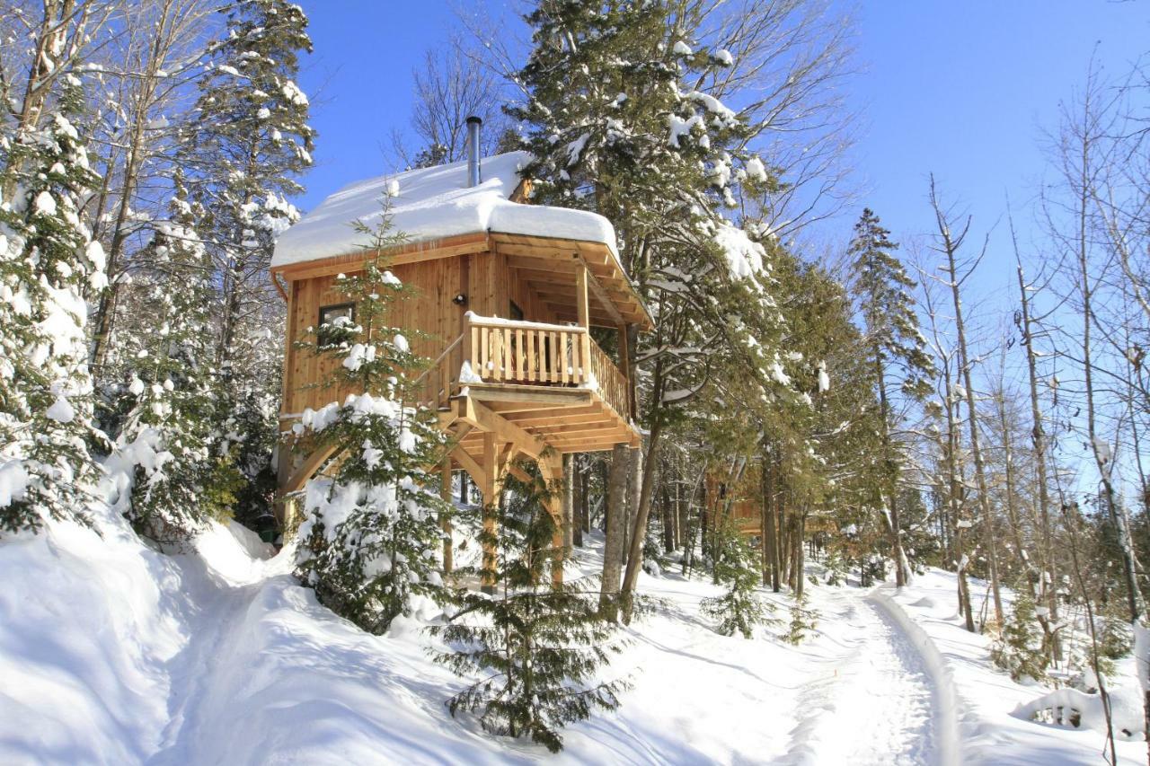 Les Cabanes Du Trappeur Wentworth-Nord 외부 사진